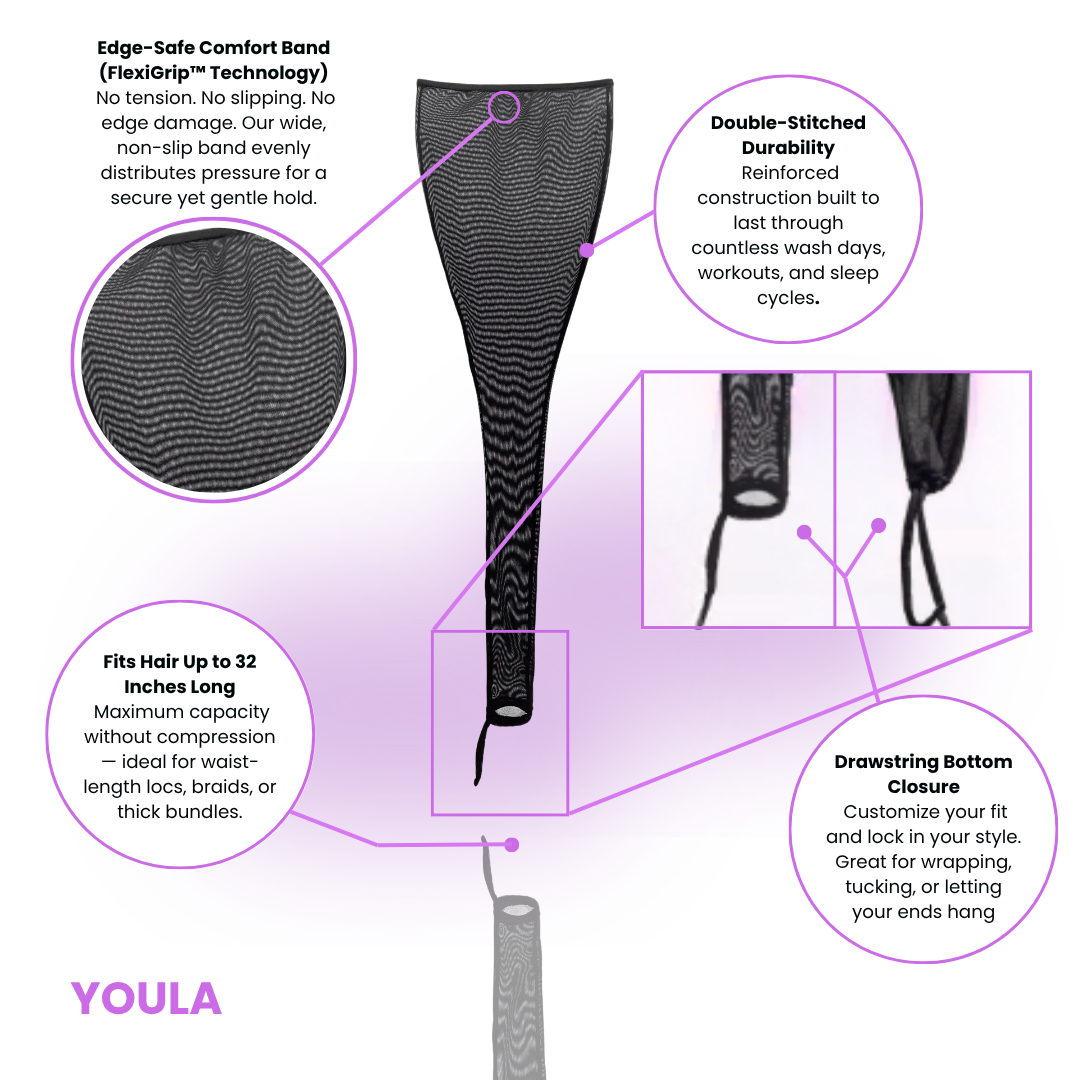 YOULA™ | The Modern Headwrap — Engineered for Protective Style Perfection